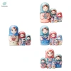 Bộ 6 Búp Bê Matryoshka Handmade - Quà Tặng sinh nhật, đồ trang trí phòng khách, văn phòng, giá ưu đãi 254.100₫