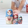 Bộ 6 Búp Bê Matryoshka Handmade - Quà Tặng sinh nhật, đồ trang trí phòng khách, văn phòng, giá ưu đãi 254.100₫ 3