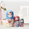 Bộ 6 Búp Bê Matryoshka Handmade - Quà Tặng sinh nhật, đồ trang trí phòng khách, văn phòng, giá ưu đãi 254.100₫ 4