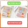 Bộ 6 bút dạ quang HI17 – Highlight hoa quả rau củ, đánh dấu, chỉ 33.350₫ 2