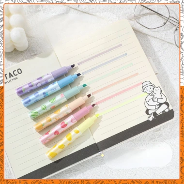 Bộ 6 bút dạ quang HI17 – Highlight hoa quả rau củ, đánh dấu, chỉ 33.350₫ 6 Bộ 6 bút dạ quang HI17 – Highlight hoa quả rau củ, đánh dấu, chỉ 33.350₫ 6