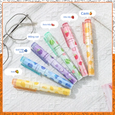 Bộ 6 bút dạ quang HI17 – Highlight hoa quả rau củ, đánh dấu, chỉ 33.350₫