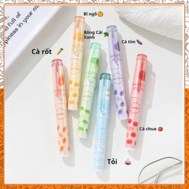 Bộ 6 bút dạ quang HI17 – Highlight hoa quả rau củ, đánh dấu, chỉ 33.350₫