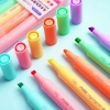 Bộ 6 Bút Dạ Quang Macaron Pastel Màu Đậm Highlight Dễ Thương Giá 29.000đ Dành cho Học Sinh Văn Phòng
