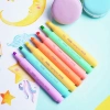 Bộ 6 Bút Dạ Quang Macaron Pastel Màu Đậm Highlight Dễ Thương Giá 29.000đ Dành cho Học Sinh Văn Phòng 7