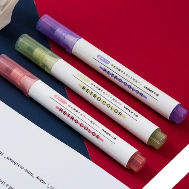Bộ 6 bút highlight dạ quang Resun XingMai pastel - Nét đẹp, giảm giá 44.850 VND