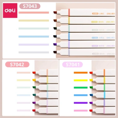 Bộ 6 bút highlight Deli dạ quang - Đánh dấu nhớ, ghi chú, trang trí sổ tay, 59.000₫ 7 Bộ 6 bút highlight Deli dạ quang - Đánh dấu nhớ, ghi chú, trang trí sổ tay, 59.000₫ 7
