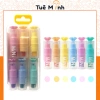 Bộ 6 bút highlight Mini kẹo ngọt B173 pastel nhỏ gọn, nhiều màu - giá 46k