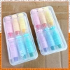 Bộ 6 bút highlight Mini kẹo ngọt B173 pastel nhỏ gọn, nhiều màu - giá 46k 6