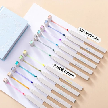 Bộ 6 Bút Highlight Pastel 2 Đầu Morandi - Đánh Dấu, Trang Trí Journal, Giá 15.500₫ 5