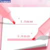 Bộ 6 Bút Highlight Pastel Dạ Quang - Mực Đậm, Không Phai, An Toàn cho Học Sinh 6