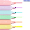 Bộ 6 Bút Highlight Pastel Dạ Quang - Mực Đậm, Không Phai, An Toàn cho Học Sinh 7
