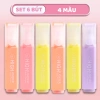 Bộ 6 Bút Highlight Pastel Dạ Quang - Mực Đậm, Không Phai, An Toàn cho Học Sinh 10