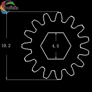 Bộ 6 Cái Chỉnh Chốt Đầu Máy 1/15 Bánh Răng Guitar Giá ưu đãi 37.400 VND 3