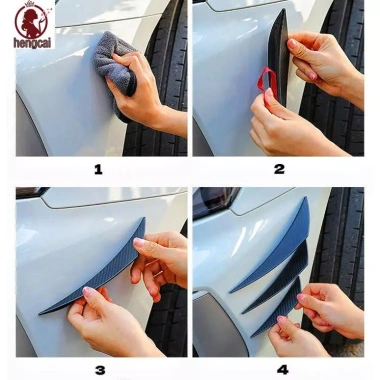 Bộ 6 cánh lướt gió carbon đa năng cản xe - Tự động, lắp nhanh, giá ưu đãi 83.380₫