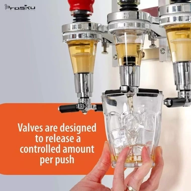 Bộ 6 Chai Đựng Rượu và Đồ Uống Giá Tiết Kiệm, Phù Hợp Tiệc Cocktail và Nhà Bếp 4 Bộ 6 Chai Đựng Rượu và Đồ Uống Giá Tiết Kiệm, Phù Hợp Tiệc Cocktail và Nhà Bếp 4