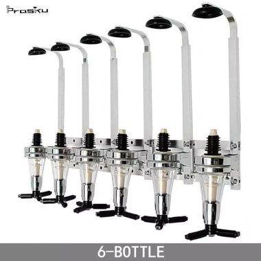 Bộ 6 Chai Đựng Rượu và Đồ Uống Giá Tiết Kiệm, Phù Hợp Tiệc Cocktail và Nhà Bếp 5 Bộ 6 Chai Đựng Rượu và Đồ Uống Giá Tiết Kiệm, Phù Hợp Tiệc Cocktail và Nhà Bếp 5