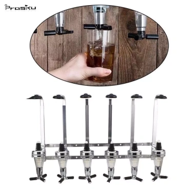 Bộ 6 Chai Đựng Rượu và Đồ Uống Giá Tiết Kiệm, Phù Hợp Tiệc Cocktail và Nhà Bếp