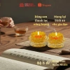 Bộ 6 chân đế nến lưu ly hoa sen đa màu, đế thấp, đựng đèn cầy, chỉ 249.000₫ 5