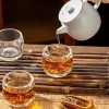 Bộ 6 chén ly uống trà thủy tinh 80ml lục thuỷ sang trọng dày dặn - Giá 105.000đ 2