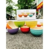 Bộ 6 chiếc bát ăn cơm 12cm cầu vồng Le Creuset - An toàn máy rửa bát, lò vi sóng, giá ưu đãi 479.000₫