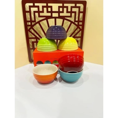 Bộ 6 chiếc bát ăn cơm 12cm cầu vồng Le Creuset - An toàn máy rửa bát, lò vi sóng, giá ưu đãi 479.000₫ 2