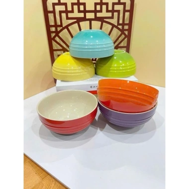 Bộ 6 chiếc bát ăn cơm 12cm cầu vồng Le Creuset - An toàn máy rửa bát, lò vi sóng, giá ưu đãi 479.000₫ 8