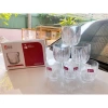 Bộ 6 cốc ly thủy tinh 280ml RED CHERRY XM21A - Chịu nhiệt, pha trà, đồ uống nóng lạnh, giá chỉ 80.000 VND