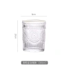 Bộ 6 cốc thủy tinh cao cấp 350ml ly hoa mặt trời dập nổi, chỉ 89.000₫ 4