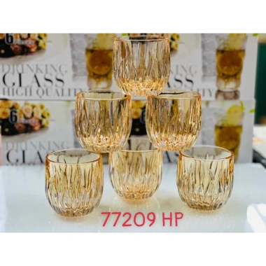 Bộ 6 cốc thủy tinh cao cấp vân sóng xanh chịu nhiệt - Giá ưu đãi 75.000₫ 5
