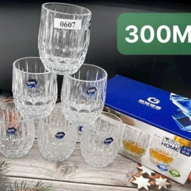 Bộ 6 cốc thủy tinh cao - Ly dày dặn như pha lê, sang trọng, quán chỉ 237.500₫ 9