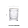 Bộ 6 cốc thủy tinh dập nổi hoa mặt trời 245ml/345ml - Xinh, Giá ưu đãi 91.476 VND 7