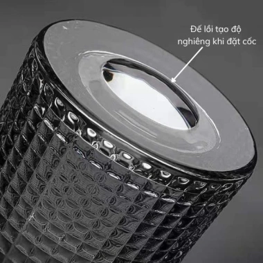 Bộ 6 Cốc Thủy Tinh Đế Xoay 360 độ, Ly Lõi Xoay Chịu Nhiệt Cao Cấp, Giá Ưu Đãi 86.000đ