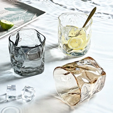Bộ 6 cốc thủy tinh decor xoắn sang trọng - Ly whisky cao cấp, chỉ 110.000₫