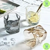 Bộ 6 cốc thủy tinh decor xoắn sang trọng - Ly whisky cao cấp, chỉ 110.000₫ 9