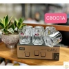Bộ 6 Cốc Thủy Tinh Lục Giác - Thiết Kế Sang Trọng, Độ Bền Cao, Giá Ưu Đãi 54.000 VNĐ, Phù Hợp Mọi Không Gian