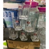 Bộ 6 Cốc Thủy Tinh Lục Giác - Thiết Kế Sang Trọng, Độ Bền Cao, Giá Ưu Đãi 54.000 VNĐ, Phù Hợp Mọi Không Gian 3