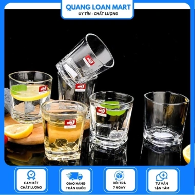 Bộ 6 Cốc Thủy Tinh Lục Giác - Thiết Kế Sang Trọng, Độ Bền Cao, Giá Ưu Đãi 54.000 VNĐ, Phù Hợp Mọi Không Gian 4