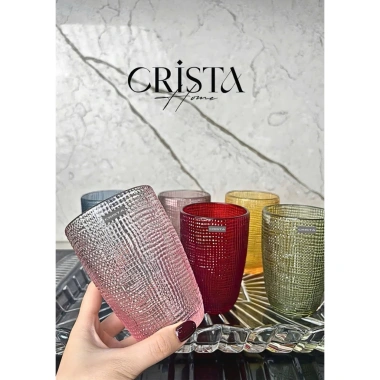 Bộ 6 cốc thuỷ tinh vân lụi dập nổi CRISTA 420ml - Giá ưu đãi 360.000đ, chất liệu bền, thiết kế sang trọng 4 Bộ 6 cốc thuỷ tinh vân lụi dập nổi CRISTA 420ml - Giá ưu đãi 360.000đ, chất liệu bền, thiết kế sang trọng 4