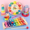 Bộ 6 Đồ Chơi Gỗ Montessori - Phát Triển Trí Tuệ, An Toàn cho Trẻ, 99.000 VND