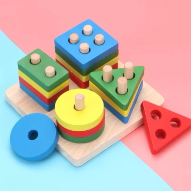 Bộ 6 Đồ Chơi Gỗ Montessori - Phát Triển Trí Tuệ, An Toàn cho Trẻ, 99.000 VND 8