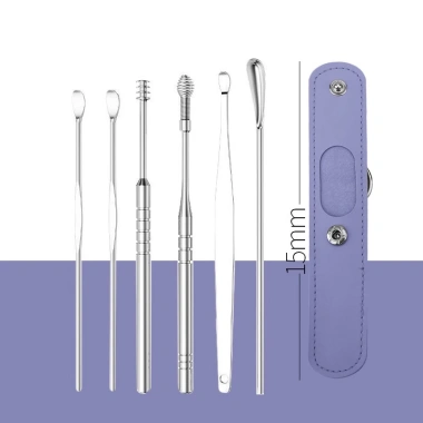 Bộ 6 Dụng Cụ Làm Sạch Tai - Đánh Bay Bụi Đệm Tai, Giá Ưu Đãi 35.970₫