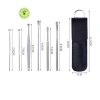 Bộ 6 Dụng Cụ Lấy Ráy Tai Cap Cấp Bọc Túi Da Thép Không Gỉ Vệ Sinh Tai 10.000đ 7