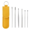 Bộ 6 Dụng Cụ Lấy Ráy Tai Thép Không Gỉ Bọc Túi Da - Vệ Sinh Tai Tiện Dụng Ưu Đãi 3