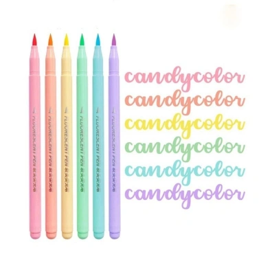 Bộ 6 Highlighter Đầu Mềm Nhựa Nhiều Màu - Bút Đánh Dấu Văn Phòng Phẩm Giá Ưu Đãi 54.120₫ 3