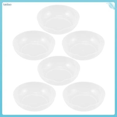 Bộ 6 khay polystyrene trong suốt có vạch đo dung tích - Đựng thực phẩm tiện lợi cho đầu bếp gia đình