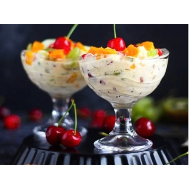 Bộ 6 ly kem thủy tinh sóng F187 - Dùng cho kem, sữa chua, chè, hoa quả - Giá ưu đãi 148.500đ 5