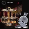 Bộ 6 ly rượu vang chân vàng 24K + bình thở xoay cao cấp - Thiết kế hiện đại, sang trọng, giá ưu đãi 270.000₫