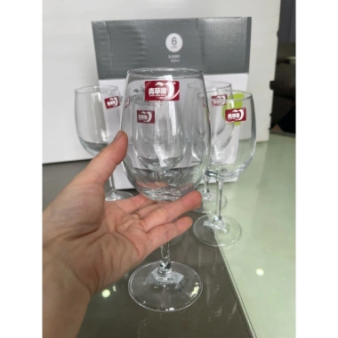 Bộ 6 ly rượu vang đỏ DELI - Thủy tinh pha lê tinh khiết, không lo bể vỡ, giá 165.000 VND 5