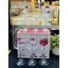 Bộ 6 ly rượu vang thủy tinh Red Cherry GL4.035 360ml - Giá chỉ 170k, chịu va đập 2